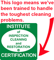 We are an IICRC certified and trained firm